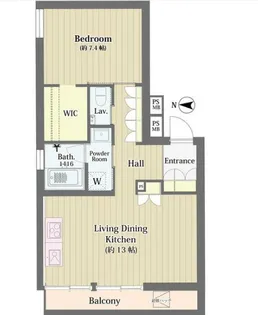 エクセルシオール目黒青葉台【1階】の間取り