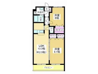 M RAFFINE【3階】の間取り