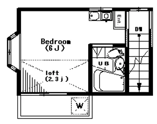 ホワイトハイツ下高井戸【2階】の間取り