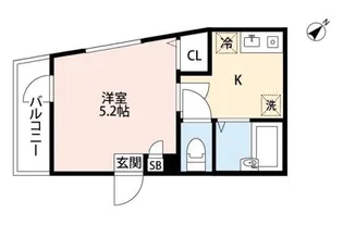 DUAL堀切(デュアルホリキリ)【2階】の間取り