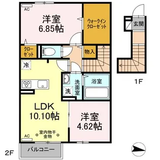 リッチmomoII【2階】の間取り