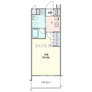 ガリシア蒲田South【3階】の間取り