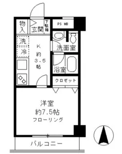 パディ初台【2階】の間取り