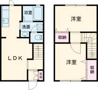 ウェル コリーヌ【1階】の間取り