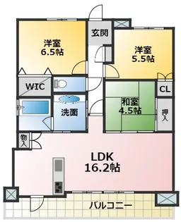 ゼルクコート安城【8階】の間取り