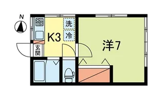 パールハイツ【1階】の間取り