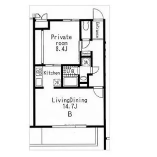 プランドール二子【3階】の間取り