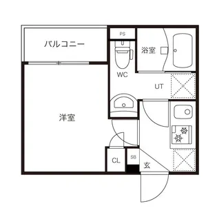 インベスト蒲田50【1階】の間取り