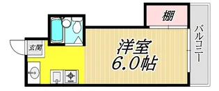 ソリオ武庫之荘【2階】の間取り