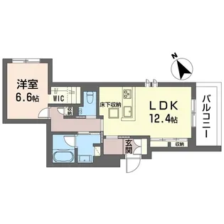 ウィステリアガーデン【1階】の間取り