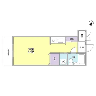 emハイム日吉【1階】の間取り