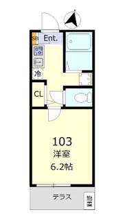パシフィックヒルズ【1階】の間取り