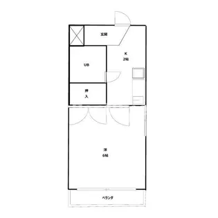 グラスペリアI【1階】の間取り