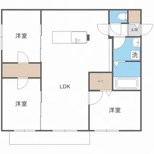 フォレスタ伏見【3階】の間取り