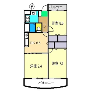 アルバNA【2階】の間取り