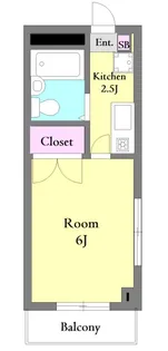 大小原ビル【4階】の間取り