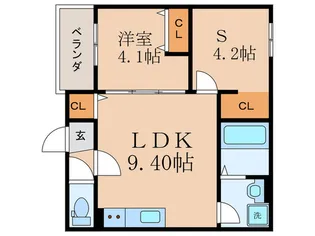 D porta casa【3階】の間取り