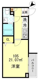 インベスト蒲田East【1階】の間取り