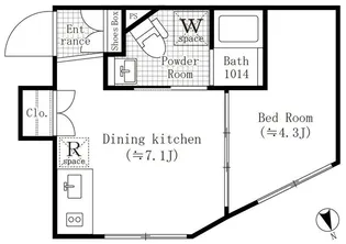 CREATIF池袋本町【5階】の間取り