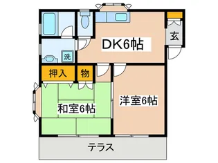 コ-ポかがやきII【1階】の間取り
