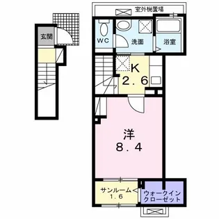 ヴェルジェ I【2階】の間取り