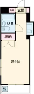 クレール一ツ橋【4階】の間取り