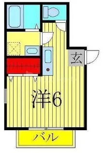 コーポフラーリッシュ【2階】の間取り
