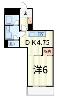メゾン・ド・ボヌール【4階】の間取り