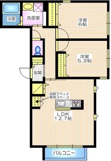 M・K MAISON【1階】の間取り