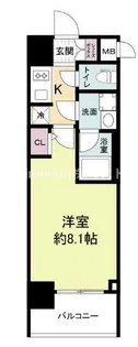 Fortuney大手前【10階】の間取り
