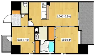 Speranza中広通り(スペランツァ ナカヒロドオリ)【12階】の間取り