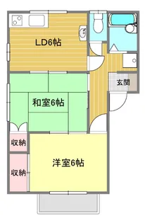 ウッディヒル芙久舞 A棟【1階】の間取り