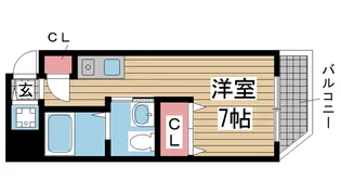 レジデンスSAKURA【8階】の間取り