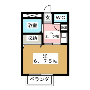 インペリアルパレス【1階】の間取り