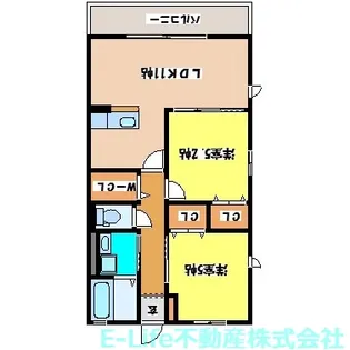 キャロル【2階】の間取り