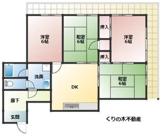 高木第7ビル【5階】の間取り