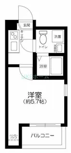 Gluck船橋【1階】の間取り
