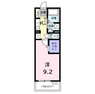 プレーヌ・アビタシオン【2階】の間取り