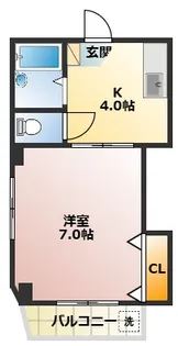 メゾンドエチュード【3階】の間取り