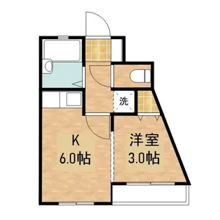 ハイツプログレス【1階】の間取り