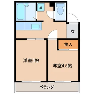 メイジハイツ【3階】の間取り