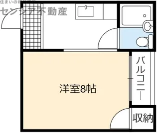 メゾンフェニックス【2階】の間取り