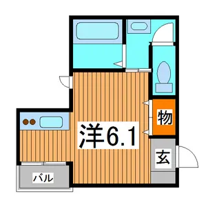 ハーランド【2階】の間取り