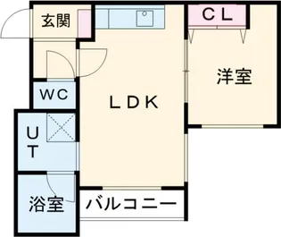 アクア パラシューター【2階】の間取り