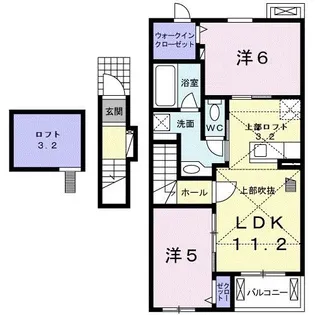 ヴェール【2階】の間取り