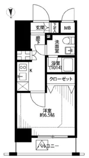 プレール ドゥーク東京EASTIII【2階】の間取り