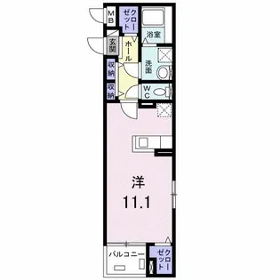 アムール鶴間【4階】の間取り