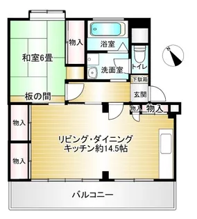 コート保土ヶ谷B棟【4階】の間取り