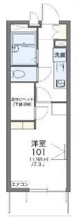 レオパレス中宗岡ドゥーエ【1階】の間取り