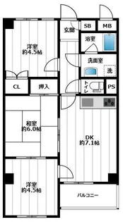 (仮称)田無マンション【3階】の間取り